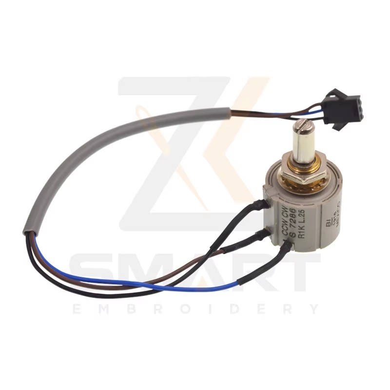 Potentiometar 7276 R1K L.25 sa kablovskim strojnim dijelovima ETJ-R1K-L.25-WC